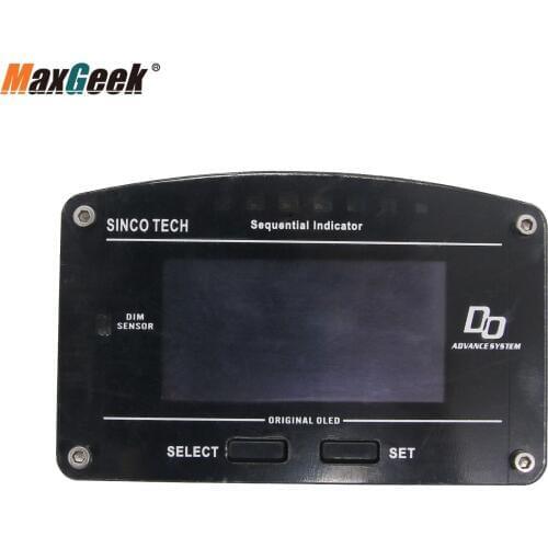 Maxgeek SINCOTECH DO907 Rally Car Race Dash Dashboard Digital Display Gauge Meter Full Sensor Kit 9-16V