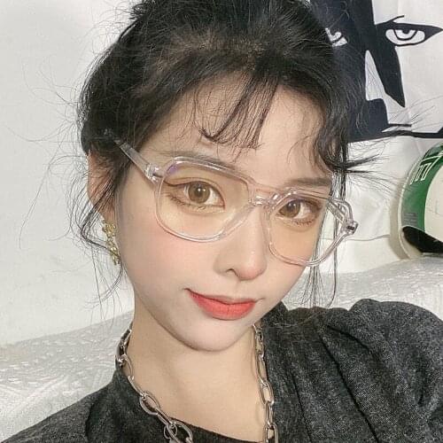 New Anti-blue Protection Glasses Optical Prescription Computer Glasses Frame Women Men Anti Blue Transparent Decorative Glasses