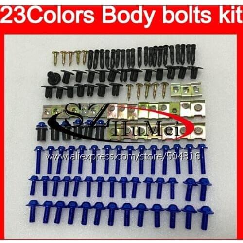 Fairing bolts full screw kit For YAMAHA FZR250R 90 91 92 FZR250 R FZR 250 R FZR 250R 1990 1991 1992 Windscreen bolt screws Nuts