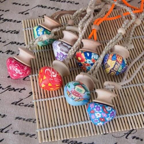 Polymer clay perfume essential oil bottles the car perfume bottle hang hang act the role ofing tourism souvenir 300pcs