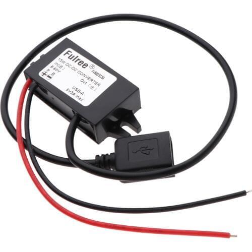 8-60V To 5V USB DC-DC Step Down Voltage Inverters Car Power Regulator