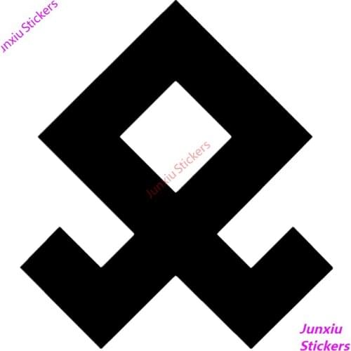 Rune Odal Funny Vinyl Car Sticker and Decal Auto Bumper Trunk Voiture Course Car Styling Cover scratches Decoration PVC17x15cm