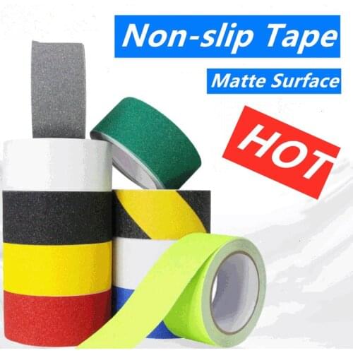5M Self-Adhesive Anti-Slip Tape High Friction Frosted Surface Non Skid Safety Stairs Safety Traction Tape Bath Grip Stickers