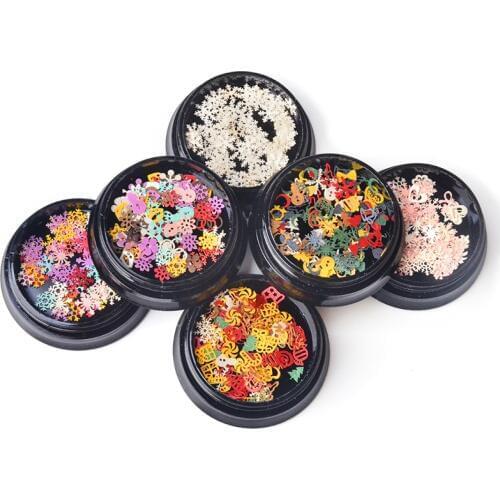 Snowflakes Slices Christmas Decoration Nail Designs Nail Art Decoration Thin Sticker Designs Manicure Tips Festival Accessories