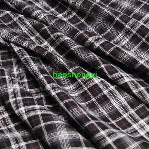 High quality spring and summer high sense quality thin wool linen garment fabric