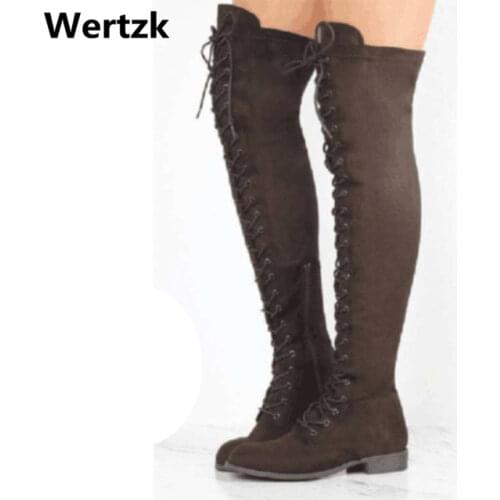 Wertzk Women's Rubber Boots
