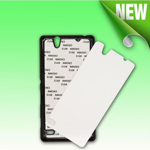 Wtsfwf DIY 2D Sublimation hard PC Blank Case for Sony C4 with Aluminum Inserts 10pcs/lot