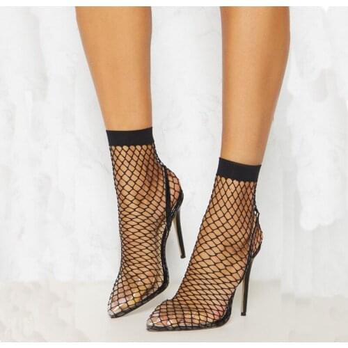 Women Mesh Holes sandal Heel Anckle OL shoes