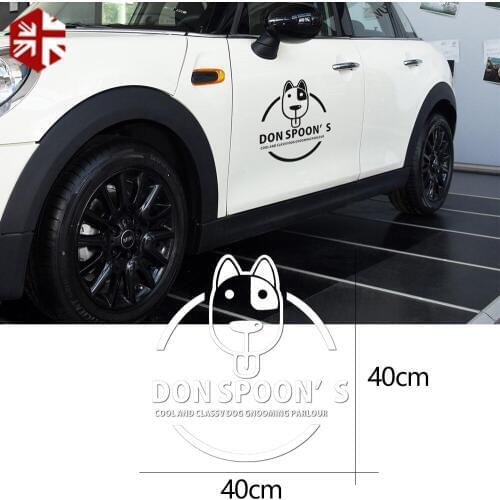 40X40CM Car Door Side Sticker Creative Decal For MINI Cooper One JCW R50 R52 R53 R55 R56 R57 R58 R59 R60 R61 F54 F55 F56 F57 F60