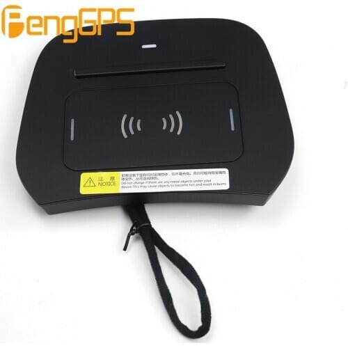 Qi Car wireless charger for HYUNDAI New SantaFe 2015 2016 2017 For iPhone Xs Max Xr X Samsung S10 S9 Infrared Fast Phone Holder