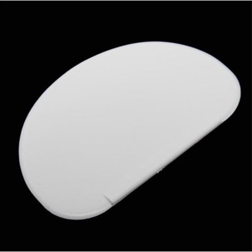 White Round Shape Plastic Dough Pizza Cutter cream smooth Pastry Slicer Blade Cake Bread Pasty Scraper Smoother Kitchen Tool