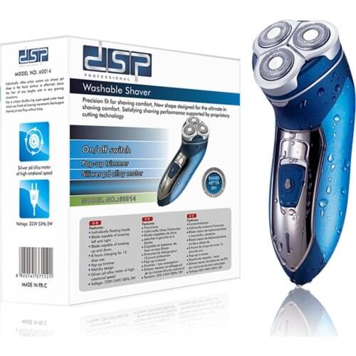 Electric Shaver Razor Shaving Beard Machine for Men Dry Wet Beard Trimmer Rechargeable Blades Shave Cassettes For Beard