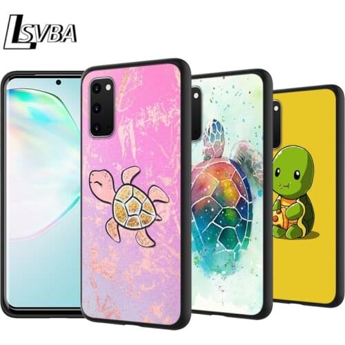 Cute Turtle Tortoise Ocean for Samsung Galaxy S20 FE Plus Ultra Note 10 Lite A91 A81 A71 A51 A42 A21S 4G 5G Phone Case