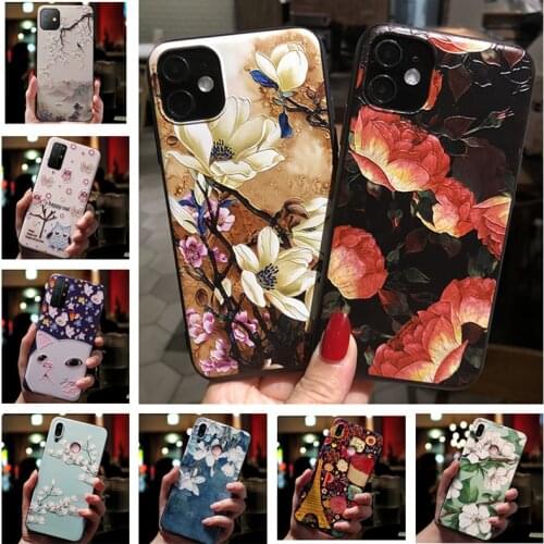 For Samsung M31S Case Floral Relief Soft Silicone Back Cover For Samsung Galaxy M51 M21 M31 S Phone Cases M 51 21 31 Fundas