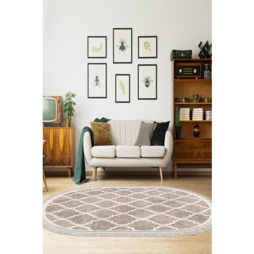 80 cm x 200 cm Decorative Washable Non-Slip Bottom Oval Living Room Rug