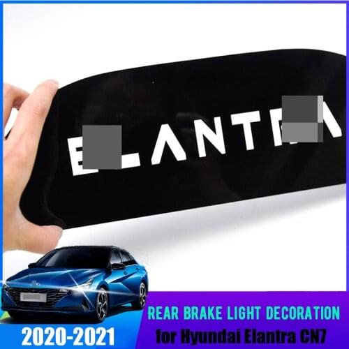 For Hyundai Elantra Avante CN7 2021 car rear brake light decorative sheet logo exterior modification beautiful