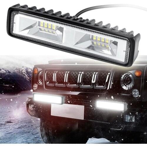 12-24V LED Car Headlights DC12-24V Off-road LED Engineering Light 48W Night Work Light Spotlight For Auto Motorcycle Truck Boat