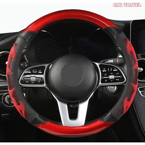 CAR TRAVEL Microfiber Leather Car Steering Wheel Cover For Opel Astra J G Insignia Zafira a b Corsa d Mokka Vivaro Meriva