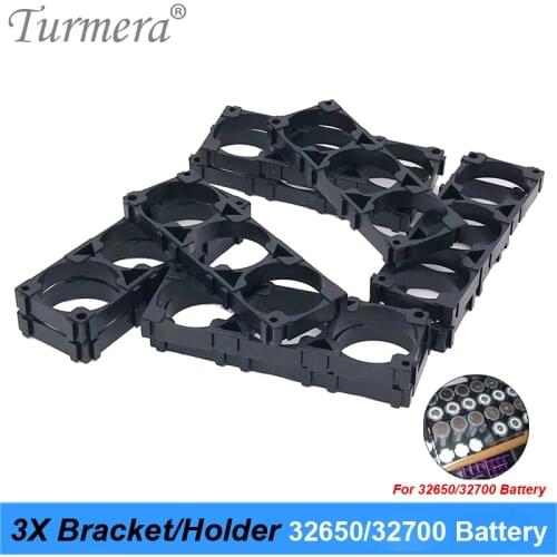 Lifepo4 3X 32650 32700 Battery Bracket Holder 3X Safety Anti Vibration Plastic Bracket For 12V 36V battery pack 10pieces Turmera