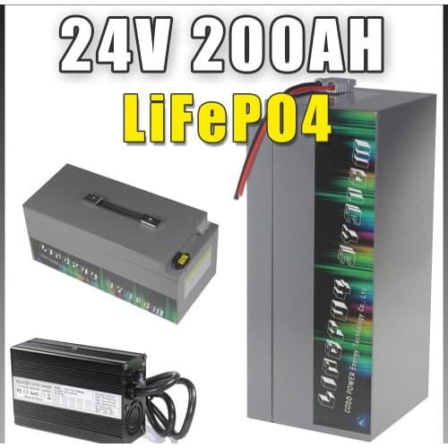 24V LiFePO4 Battery 100AH 200AH RV Caravan Boat Forklift Solar Panel
