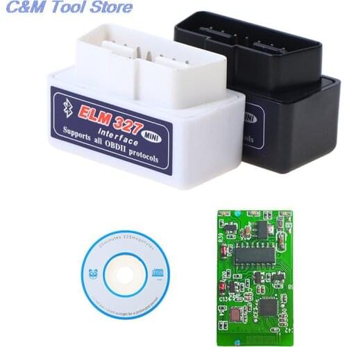 NEW Super MINI ELM327 V1.5 Bluetooth-Compatible PIC18F25K80 Chip Works for Multi-Cars ELM 327 V 1 5 OBD2 Diagnostic Tool