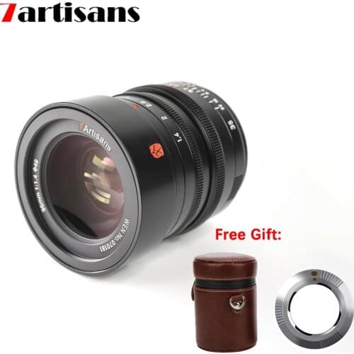7 artisans 35mm Manual focus Lens f1.4 for Leica M2 /M3/M4/SL/ TL /TL2/CL for Fujifilm GFX Full Frame M-Mount Lens Free shipping