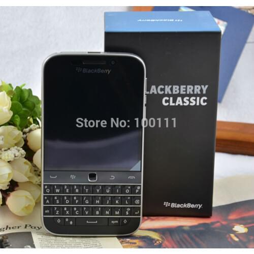 Original BlackBerry Classic Q20 mobile Phone unlocked 2GB RAM 16GB ROM 8MP Camera English Arabic keyboard,Free Shipping