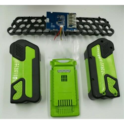 Twenty-cell Battery Plastic Case Shell Housing PCB Charging Protective Circuit Board for Greenworks Lawn Mower Cropper Grass