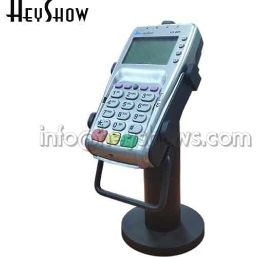 New Adjustable POS Machine Holder Stand 360 Degree Rotate Cashier Credit Card Machine Stand Black Flexible Security POS Bracket