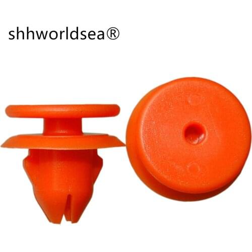 Shhworldsea 100PCS auto clip Front wheel eyebrow buckle for volvo