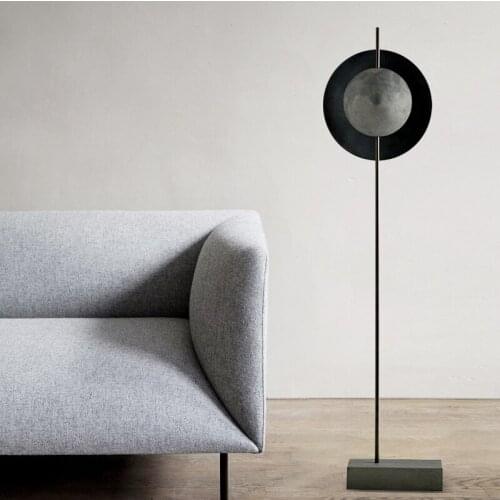 Modern minimalist living room metal personality floor lamp Nordic designer bedroom study sofa model room floor