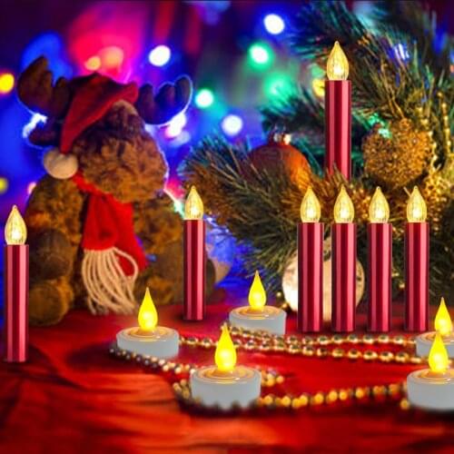 Lightings Candle Flameless Electrical Wax Led Candle/party/decoration Lovely Wedding Lights Christmas Decorations for Home