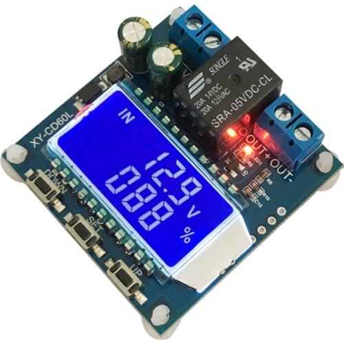 CD60L Solar Battery Charger Controller 12V 24V 48V Charging Discharge Control Module Under Voltage Current Protector Board