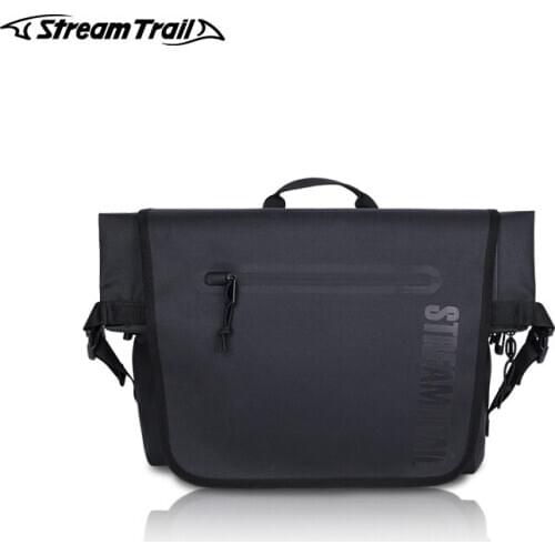 Stream Trail Waterproof Bag Chitose Briefcase Shoulder Laptop Bag Messenger Bag TPU Lightweight Water Resistance Outdoor Travel