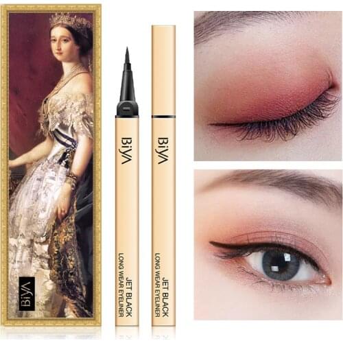 Liquid Eyeliner Pen Lasting Anti-sweat and Waterproof Beginner Eye Liner Black Not Blooming Eyeliner Pen Quick-drying Eyeliner