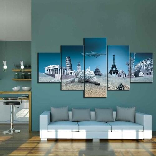 Scenic Spots and Historical Sites Landscape Home Canvas Wall Art For Living Room Painting HD Print Wall Art Canvas Painting