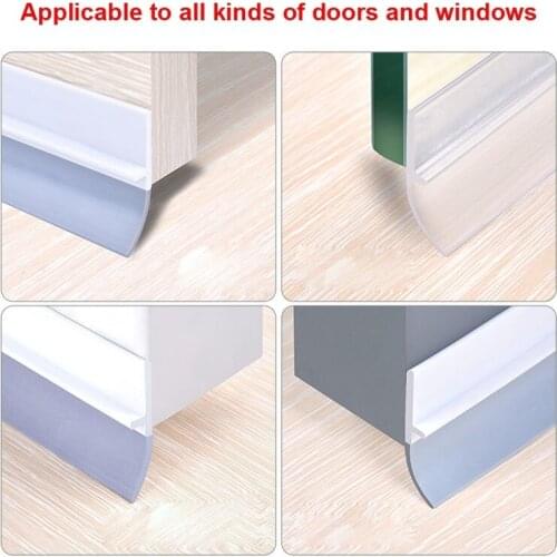 1 Pcs Self Adhesive Seal Strip 1M Silicone Door Window Draught Dustproof Weatherstrip SDF-SHIP