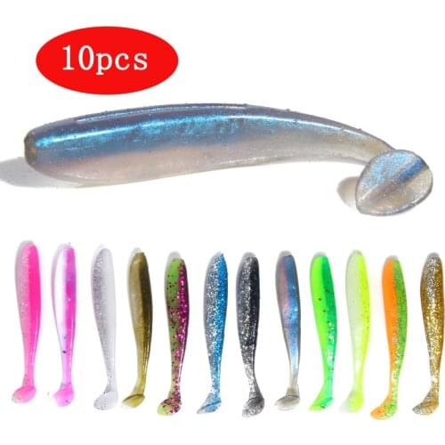 10pcs 1.8g/6.5cm catfish carp fishing banana fish trout soft baits fishing lures soft bait bionic bait fishing lures 2020