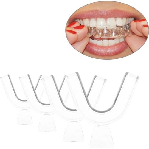 2PCS Anti Snoring Bruxism Sleeping Mouth Guard Night Guard Gum Shield Mouth Tray Stop Teeth Grinding Sleep Aid Health Care