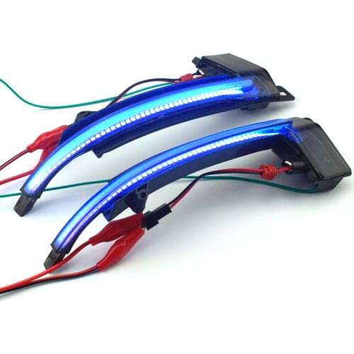 2pcs LED Car Dynamic Turn Signal LED Blinker Side Mirror light for Audi A4 A5 B8.5 RS5 RS3 A3 8P B8 Q3 S4 A4L S5 S6 A6L