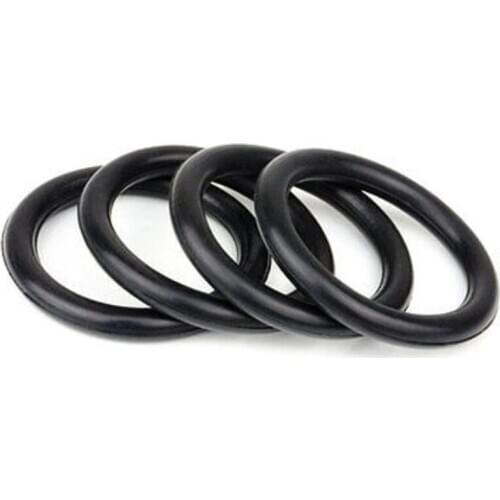 4PCS 5.5cm x 0.5cm Replacement Rubber O-Rings Gaskets Black Car bumpers Quick Release Fasteners