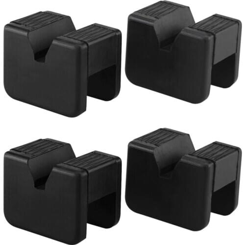 Jack Pad Adapter For Jack Stand 2-3 Ton Universal Rubber Slotted Frame Rail Pinch Welds Protector(4 Pack)