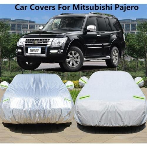Car Covers For Mitsubishi Pajero car cover special SUV off-road insulation thickening sunscreen rain shade car cover