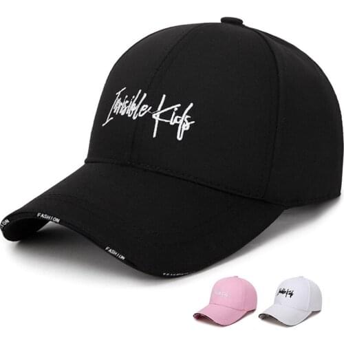 Personality Alphabet Baseball Caps Creative Embroidery Hip-hop Hats Trendy Womens Hats Outdoor Leisure Wild Sun Hats Couple Hat