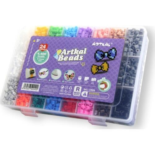 Artkal Beads 24 Color Box Set R-5mm Soft Perler Beads Kits CR24