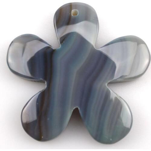 51x51mm gray Sardonyx agat beads natural stone beads for jewelry making for pendant making 1 PCS