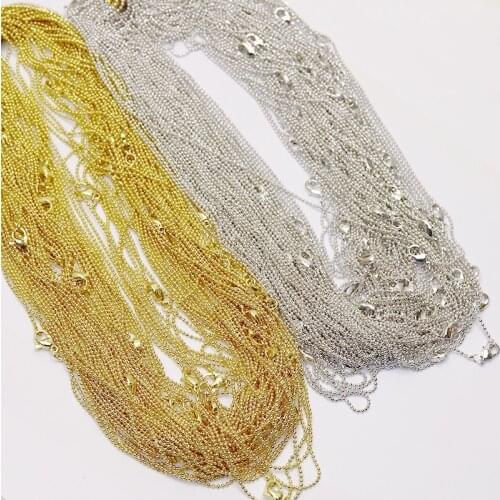 20 Pieces necklace Chain Gold chain for necklace making wholesale jewelry Accessories Fashion jewelry gift 9775