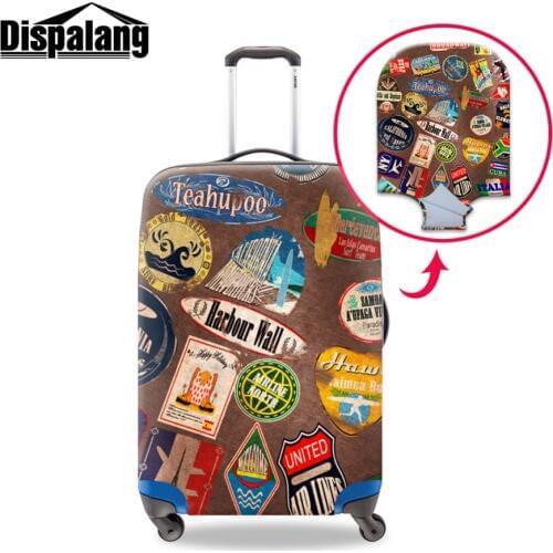 Baggage Protector Cover Beauty Trolley Suitcase Covers Travel Style Dust Proof Traveling Accessory Landscape Image 3D Printing