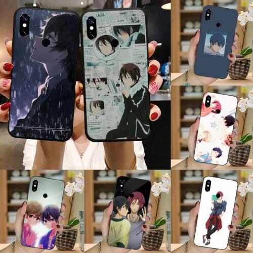 Free Iwatobi Swim club anime Phone Case For Xiaomi Redmi note 7 8 9 t max3 s 10 pro lite coque cover funda shell