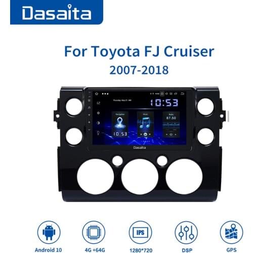 Dasaita Android 10 Multimedia Player Car Radio Player Stereo for Toyota FJ Cruiser GPS 2007 2010 2011 2012 2015 2016 Navigation